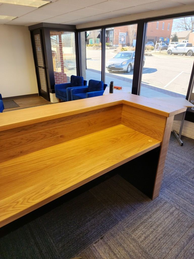 Accounting Office — custom cabinetry by Timbercraft in Louisburg, KS