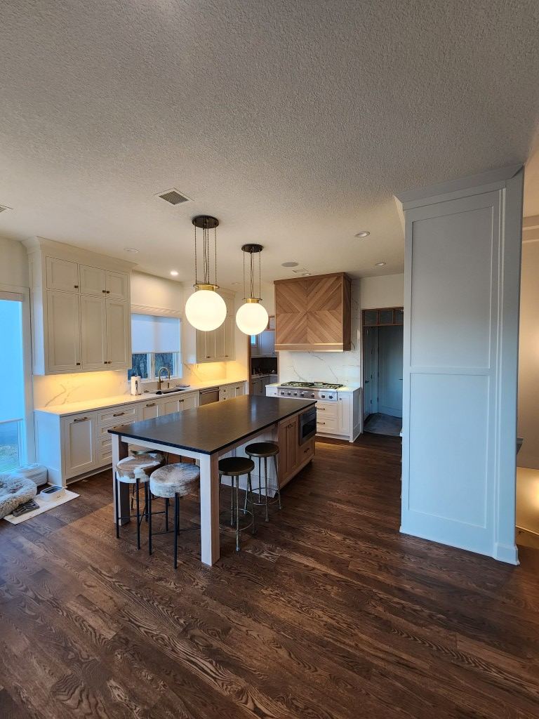 Rift White Oak Residence — custom cabinetry by Timbercraft in Blue Springs, MO