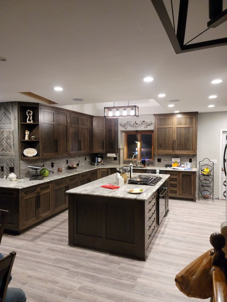 Quarter Sawn White Oak Kitchen — custom cabinetry by Timbercraft in Louisburg, KS