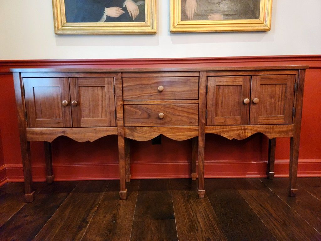 18th Century Sideboard built by Timbercraft in Leawood, KS